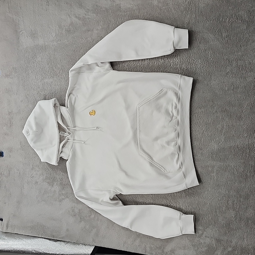 Jerzees Nublend Sweatshirt Hoodie Womens L Cotton Athleisure Duck Wear Pocket